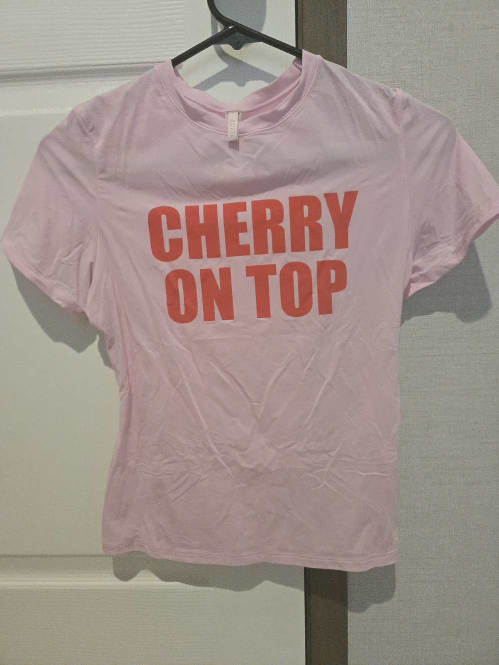 SKIMS Valentines Day 2026 CHERRY ON TOP Fits Everybody T SHIRT SIZE M